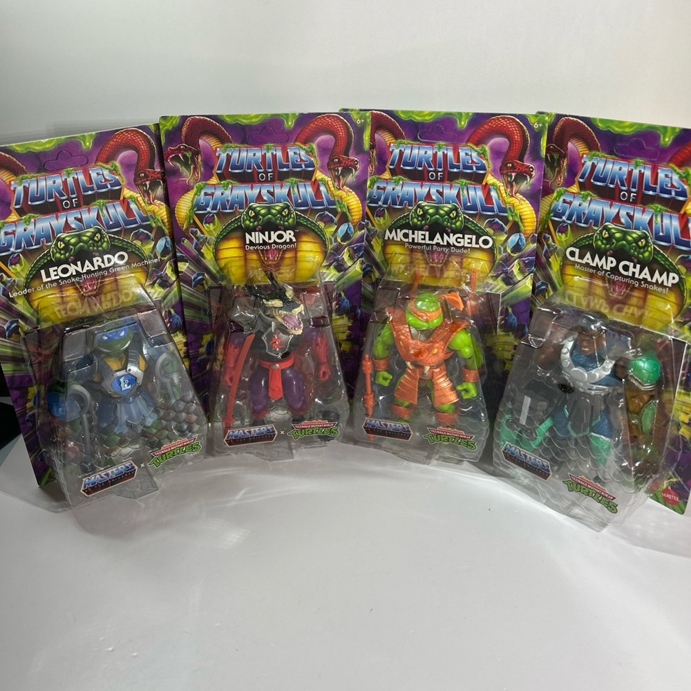 MOTU Origins Turtles of Grayskull Complete Set of 4 (Wave 6) - Lot Of 4 New